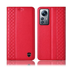 Handytasche Stand Schutzhülle Flip Leder Hülle H10P für Xiaomi Mi 12S 5G Rot