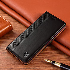 Handytasche Stand Schutzhülle Flip Leder Hülle H10P für Xiaomi Redmi Note 12 Turbo 5G Schwarz