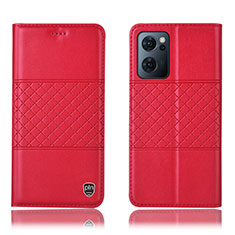 Handytasche Stand Schutzhülle Flip Leder Hülle H11P für OnePlus Nord CE 2 5G Rot