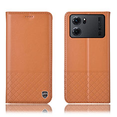 Handytasche Stand Schutzhülle Flip Leder Hülle H11P für Oppo K10 5G Orange