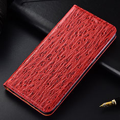 Handytasche Stand Schutzhülle Flip Leder Hülle H15P für Motorola Moto Edge S 5G Rot