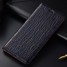 Handytasche Stand Schutzhülle Flip Leder Hülle H15P für Samsung Galaxy A50S Blau