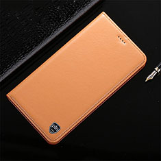 Handytasche Stand Schutzhülle Flip Leder Hülle H21P für Apple iPhone 12 Mini Orange