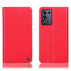 Handytasche Stand Schutzhülle Flip Leder Hülle H21P für Realme 9 SE 5G Rot