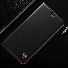 Handytasche Stand Schutzhülle Flip Leder Hülle H21P für Xiaomi POCO C3 Schwarz
