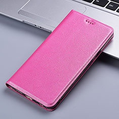 Handytasche Stand Schutzhülle Flip Leder Hülle H22P für Apple iPhone 8 Rosa