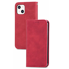 Handytasche Stand Schutzhülle Flip Leder Hülle H30 für Apple iPhone 15 Rot