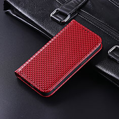 Handytasche Stand Schutzhülle Flip Leder Hülle JDK für Samsung Galaxy A03 Core Rot