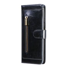 Handytasche Stand Schutzhülle Flip Leder Hülle JDK für Samsung Galaxy A24 4G Schwarz