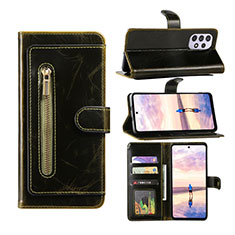 Handytasche Stand Schutzhülle Flip Leder Hülle JDK1 für Samsung Galaxy A52 4G Armee-Grün