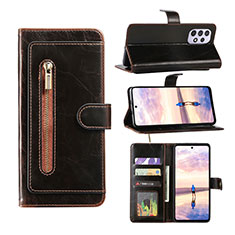 Handytasche Stand Schutzhülle Flip Leder Hülle JDK1 für Samsung Galaxy A52 4G Braun