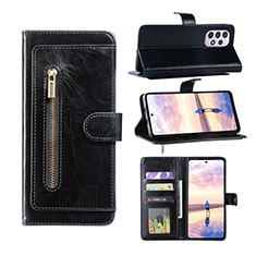 Handytasche Stand Schutzhülle Flip Leder Hülle JDK1 für Samsung Galaxy A52 4G Schwarz