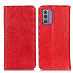 Handytasche Stand Schutzhülle Flip Leder Hülle K01Z für Nokia G310 5G Rot