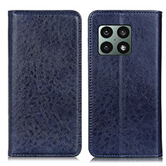 Handytasche Stand Schutzhülle Flip Leder Hülle K01Z für OnePlus 10 Pro 5G Blau