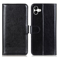 Handytasche Stand Schutzhülle Flip Leder Hülle K01Z für Samsung Galaxy A04 4G Schwarz