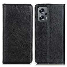 Handytasche Stand Schutzhülle Flip Leder Hülle K01Z für Xiaomi Poco X4 GT 5G Schwarz