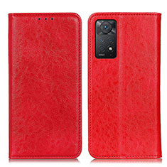 Handytasche Stand Schutzhülle Flip Leder Hülle K01Z für Xiaomi Redmi Note 11 Pro 5G Rot