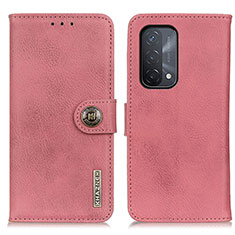 Handytasche Stand Schutzhülle Flip Leder Hülle K02Z für Oppo A54 5G Rosa