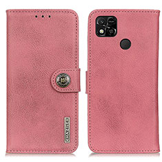 Handytasche Stand Schutzhülle Flip Leder Hülle K02Z für Xiaomi Redmi 9C Rosa