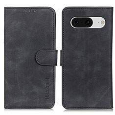 Handytasche Stand Schutzhülle Flip Leder Hülle K03Z für Google Pixel 8 5G Schwarz