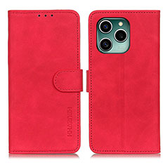 Handytasche Stand Schutzhülle Flip Leder Hülle K03Z für Huawei Honor 60 SE 5G Rot