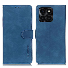 Handytasche Stand Schutzhülle Flip Leder Hülle K03Z für Huawei Honor X6a Blau