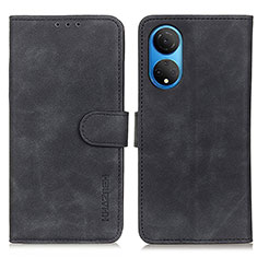 Handytasche Stand Schutzhülle Flip Leder Hülle K03Z für Huawei Honor X7 Schwarz