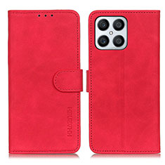 Handytasche Stand Schutzhülle Flip Leder Hülle K03Z für Huawei Honor X8 4G Rot