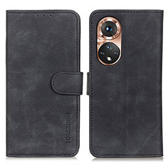 Handytasche Stand Schutzhülle Flip Leder Hülle K03Z für Huawei Nova 9 Schwarz