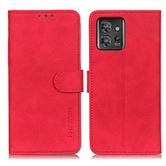 Handytasche Stand Schutzhülle Flip Leder Hülle K03Z für Motorola ThinkPhone 5G Rot