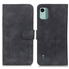 Handytasche Stand Schutzhülle Flip Leder Hülle K03Z für Nokia C12 Plus Schwarz