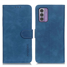 Handytasche Stand Schutzhülle Flip Leder Hülle K03Z für Nokia G42 5G Blau