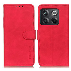 Handytasche Stand Schutzhülle Flip Leder Hülle K03Z für OnePlus 10T 5G Rot