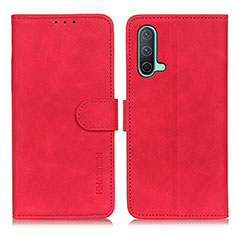 Handytasche Stand Schutzhülle Flip Leder Hülle K03Z für OnePlus Nord CE 5G Rot