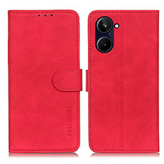 Handytasche Stand Schutzhülle Flip Leder Hülle K03Z für Realme 10 Pro 5G Rot