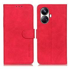 Handytasche Stand Schutzhülle Flip Leder Hülle K03Z für Realme 10 Pro+ Plus 5G Rot