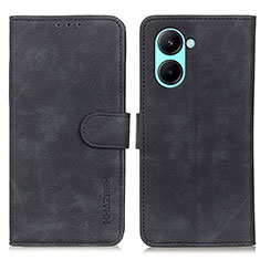 Handytasche Stand Schutzhülle Flip Leder Hülle K03Z für Realme C33 (2023) Schwarz