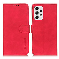 Handytasche Stand Schutzhülle Flip Leder Hülle K03Z für Samsung Galaxy A23 5G Rot