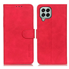 Handytasche Stand Schutzhülle Flip Leder Hülle K03Z für Samsung Galaxy M33 5G Rot