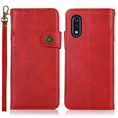 Handytasche Stand Schutzhülle Flip Leder Hülle K03Z für Sony Xperia Ace II Rot