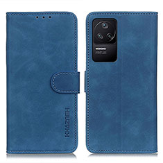 Handytasche Stand Schutzhülle Flip Leder Hülle K03Z für Xiaomi Poco F4 5G Blau