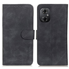 Handytasche Stand Schutzhülle Flip Leder Hülle K03Z für Xiaomi Poco M4 5G Schwarz