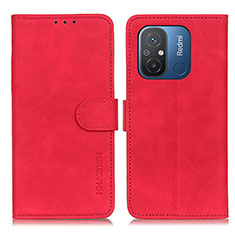 Handytasche Stand Schutzhülle Flip Leder Hülle K03Z für Xiaomi Redmi 12C 4G Rot