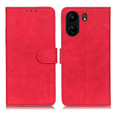 Handytasche Stand Schutzhülle Flip Leder Hülle K03Z für Xiaomi Redmi 13C Rot