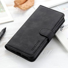 Handytasche Stand Schutzhülle Flip Leder Hülle K03Z für Xiaomi Redmi 9T 4G Schwarz