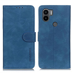 Handytasche Stand Schutzhülle Flip Leder Hülle K03Z für Xiaomi Redmi A1 Plus Blau