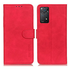 Handytasche Stand Schutzhülle Flip Leder Hülle K03Z für Xiaomi Redmi Note 11 Pro 4G Rot