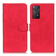 Handytasche Stand Schutzhülle Flip Leder Hülle K03Z für Xiaomi Redmi Note 11 Pro 5G Rot