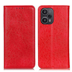 Handytasche Stand Schutzhülle Flip Leder Hülle K03Z für Xiaomi Redmi Note 12 Turbo 5G Rot