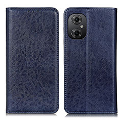 Handytasche Stand Schutzhülle Flip Leder Hülle K03Z für Xiaomi Redmi Note 12R Pro 5G Blau